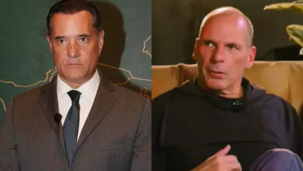 Ο Άδωνις Γεωργιάδης και ο Γιάννης Βαρουφάκης