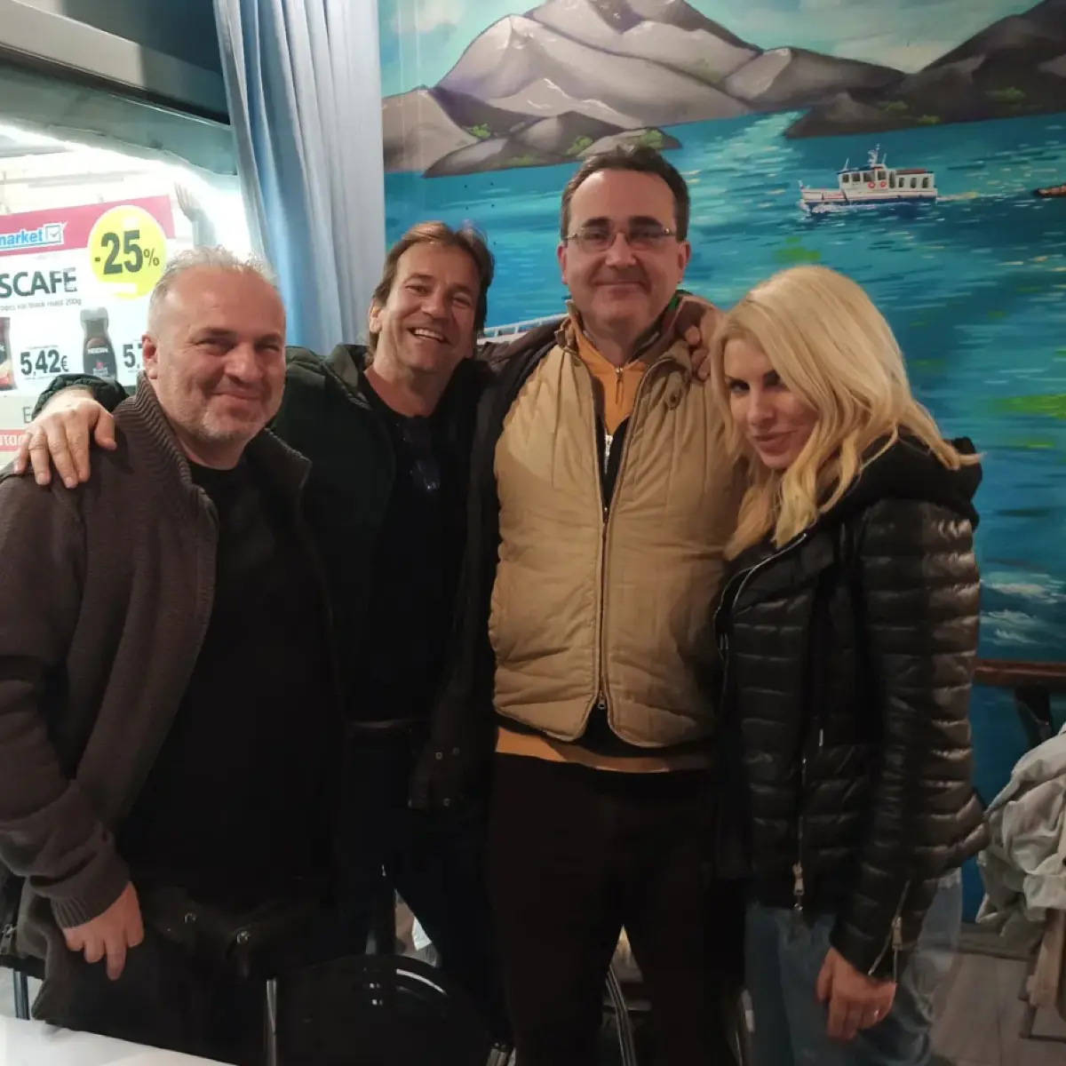 Η Ελένη Μενεγάκη και ο Μάκης Παντζόπουλος