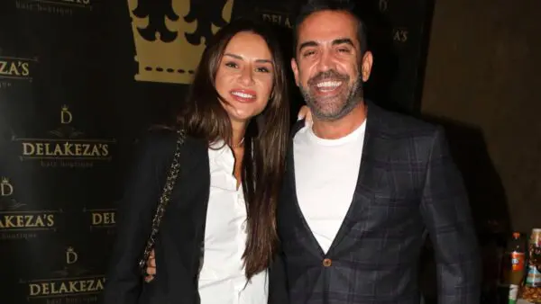 Ο Στέφανος Κωνσταντινίδης και η Ελένη Τσολάκη