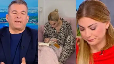 Ο Γιώργος Λιάγκας, η Ιωάννα Τούνη και η Δέσποινα Καμπούρη