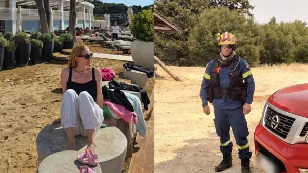 Η Βαλεντίνη Ράντη με τον σύζυγό της, Θάνο Φουντούκη