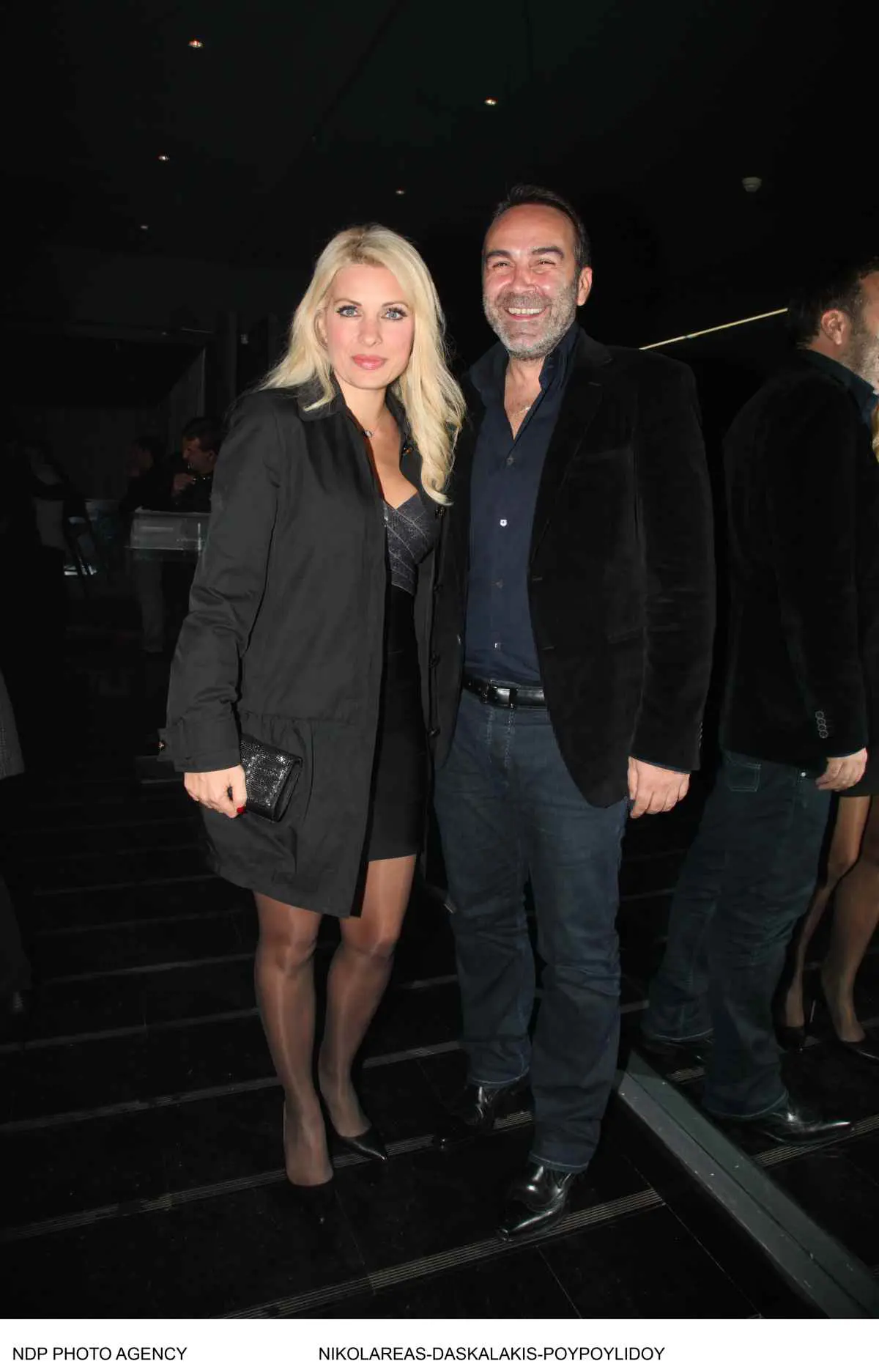 Ο Γρηγόρης Γκουντάρας με την Ελένη Μενεγάκη