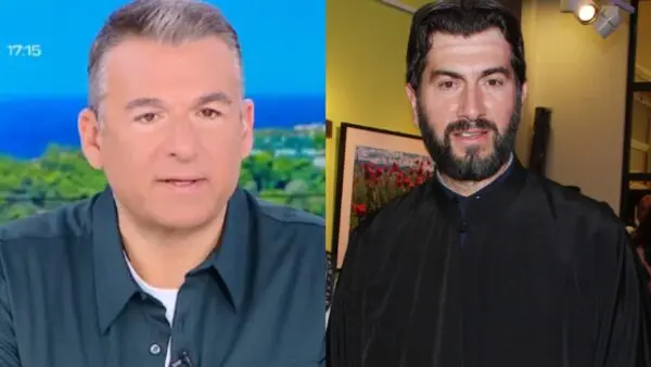 Ο Γιώργος Λιάγκας και ο πατέρας Αντώνιος