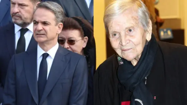 Ο Κυριάκος Μητσοτάκης και η Ελένη Γλυκατζή Αρβελέρ