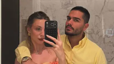 Η Γαρυφαλλιά Καληφώνη με τον Χρήστο Μάστορα στο Ντουμπάι