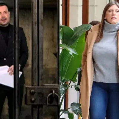 Ο Πέτρος Κουσουλός και η Ζωή Κωνσταντοπούλου