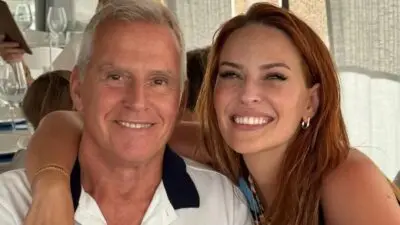 Η Σίσσυ Χρηστίδου με τον μπαμπά της