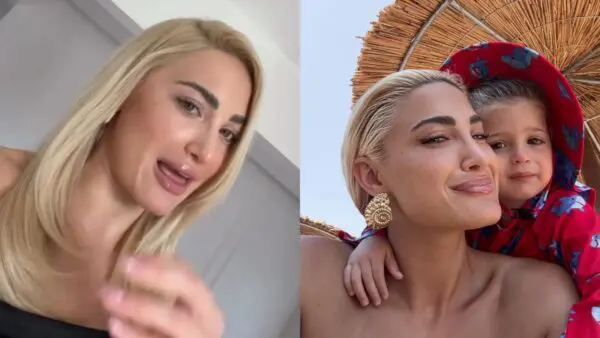 Η Ιωάννα Τούνη με τον γιο της