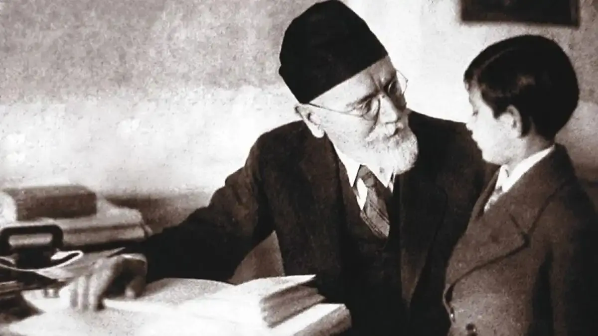 Ο Ελευθέριος Βενιζέλος με τον εγγονό του