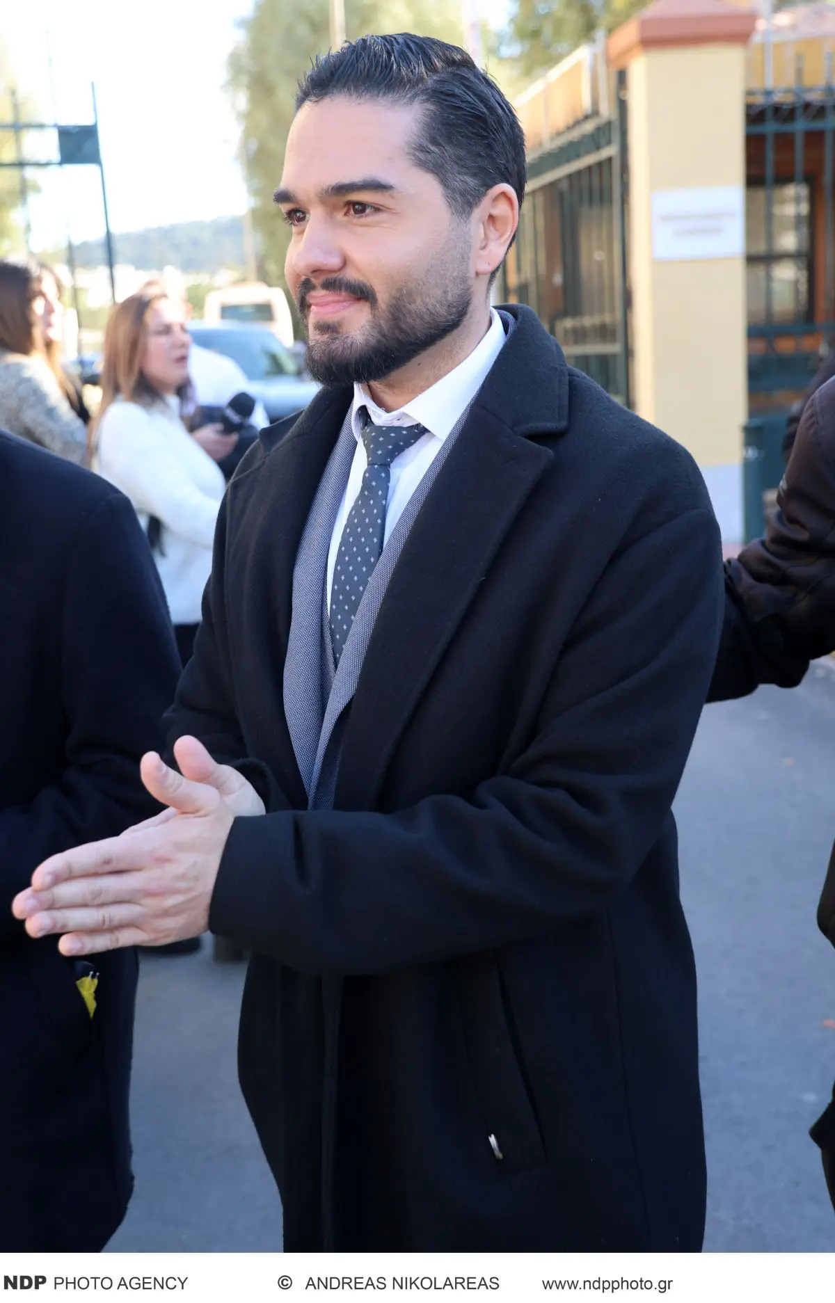 O Χρήστος Μάστορας έξω από τα δικαστήρια