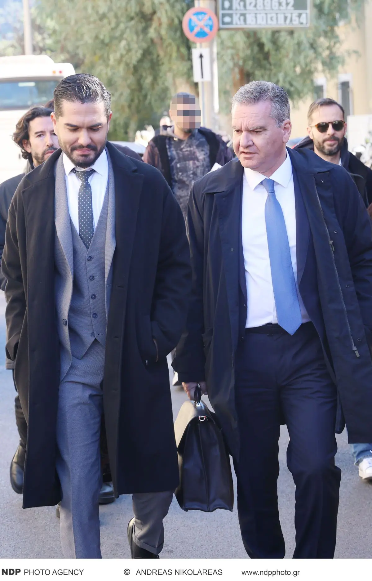 O Χρήστος Μάστορας έξω από τα δικαστήρια