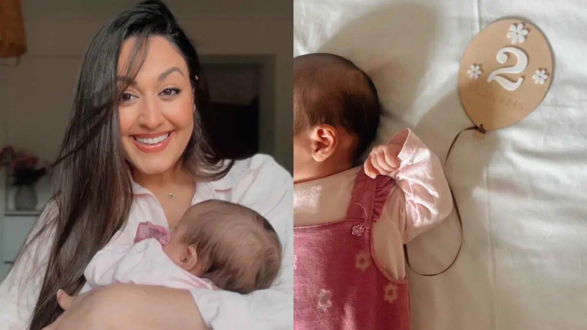 Η Ευάννα Ζουμπούρογλου με την κόρη της