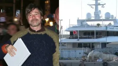 Μπραντ Πιτ: Σε πολυτελή θαλαμηγό στο Λαύριο με την κούκλα σύντροφό του (Βίντεο)