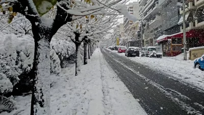 Σαρώνει η κακοκαιρία «Ελπίς» - Παγετός και κίνδυνοι στην κυκλοφορία