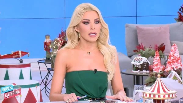 Εκτός εκπομπής Super Κατερίνα - Η ανακοίνωση της Καινούργιου στον αέρα του ALPHA