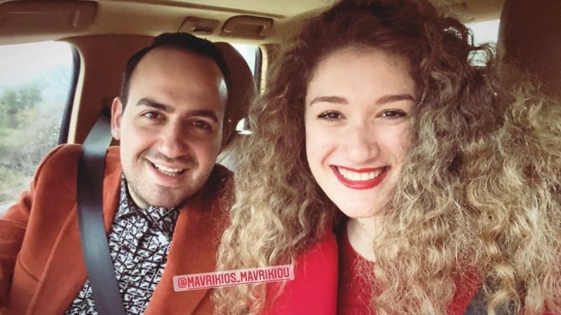 Ο Μαυρίκιος Μαυρικίου με την αγαπημένη του σύντροφο