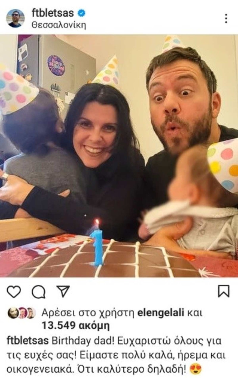  Γενέθλια για τον Ευτύχη Μπλέτσα