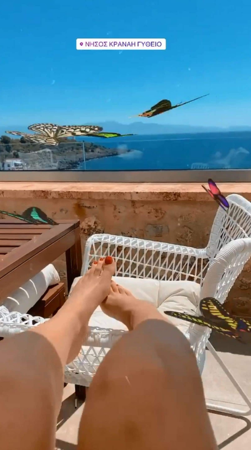 Φωτογραφίες από το σπίτι της Αθηνάς Οικονομάκου στο Γύθειο