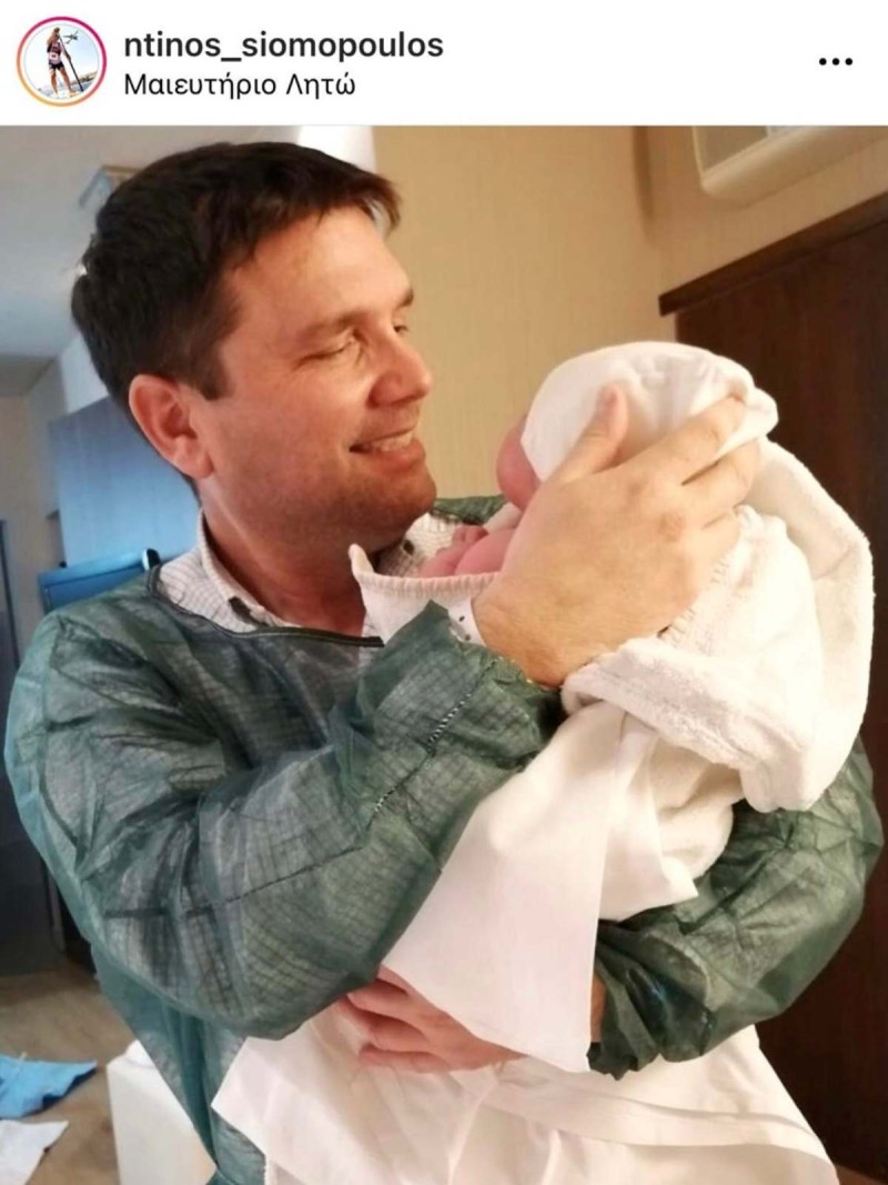 Μπαμπάς για δεύτερη φορά ο Ντίνος Σιωμόπουλος