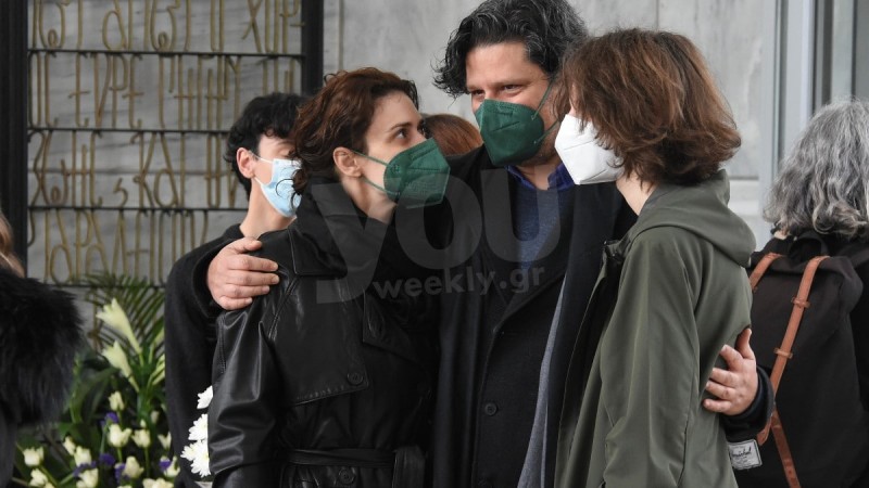 Λευτέρης Χαρίτος κηδεία του πατέρα του