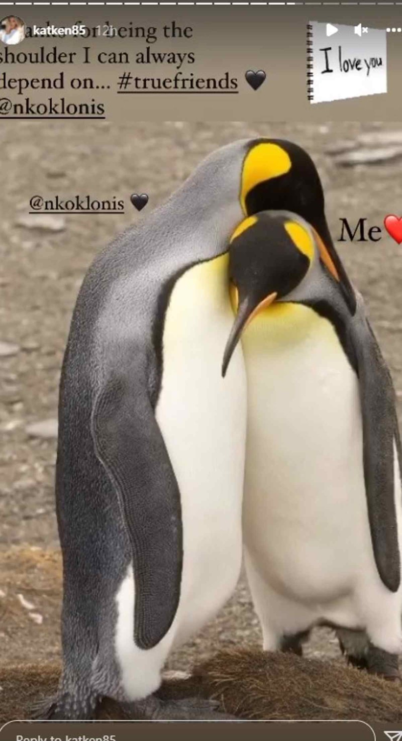 Το story της Κατερίνας Καινούργιου για τον Νίκο Κοκλώνη