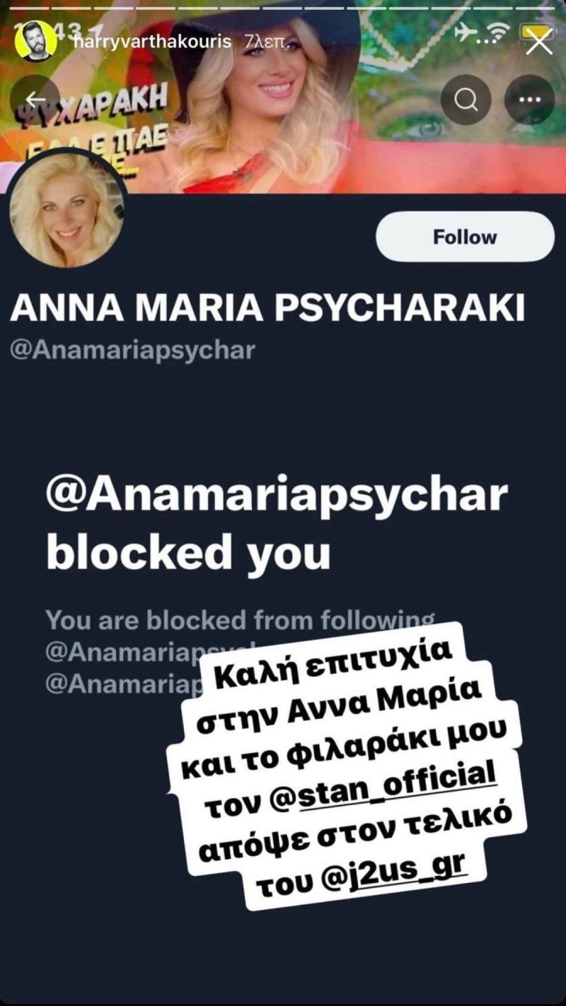 Η ανάρτηση του Χάρη Βαρθακούρη