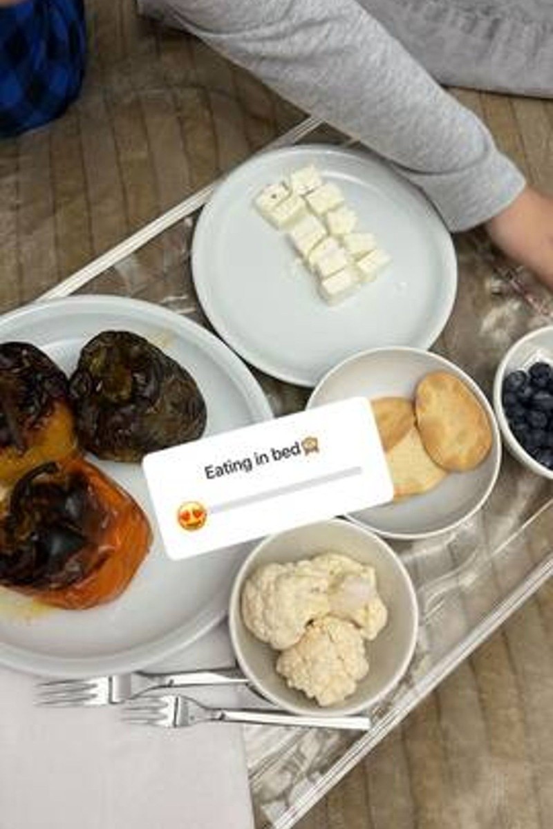 Υγιεινό γεύμα για Φαίη Σκορδά με τους γιους της