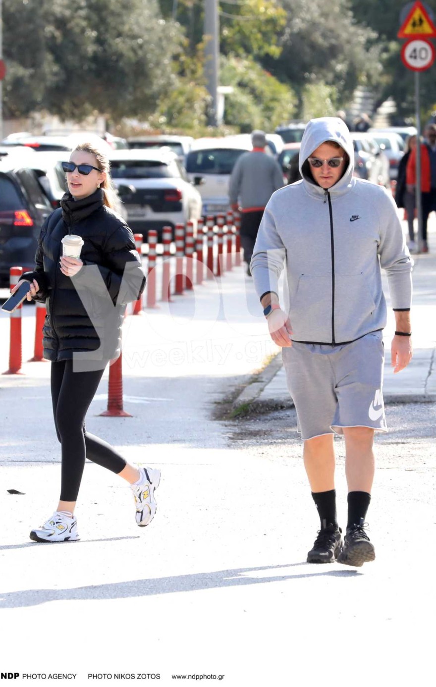 Γαρυφαλλιά Καληφώνη με τον Κωνσταντίνο Κυριάκου