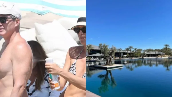 Στην Καλιφόρνια Λέων Πατίτσας και Μαριέττα Χρουσαλά: Φωτογραφίες από το χλιδάτο ξενοδοχείο