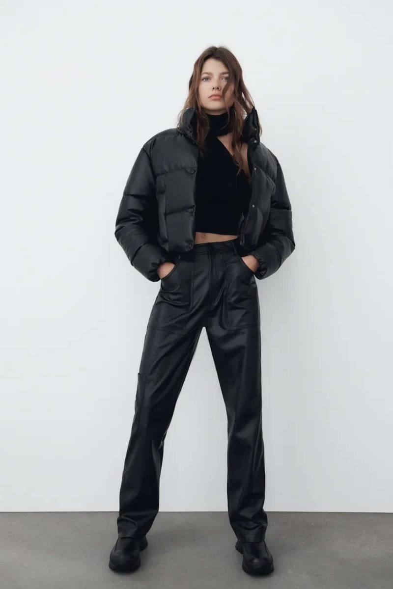 Zara καπιτονέ μπουφάν