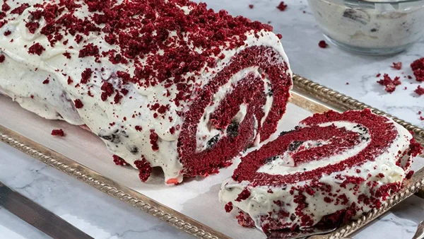 Έτοιμο σε λιγότερο από μισή ώρα - Ιδανικός για τις 14/2 ο κορμός Red Velvet