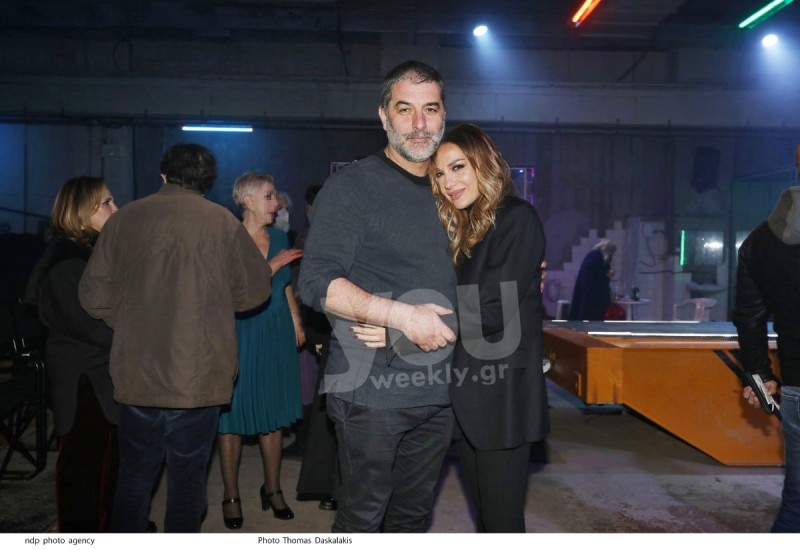 Βασίλης Μπισμπίκης μαζί με την Δέσποινα Βανδή