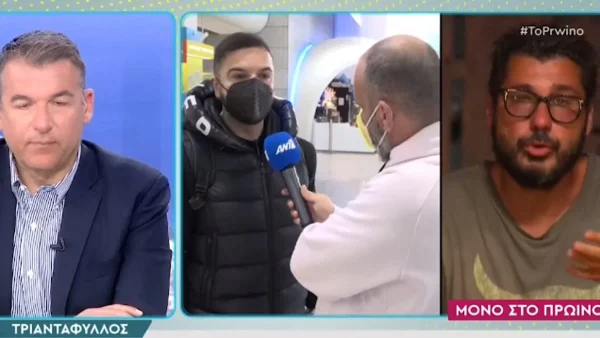 Σε έξαλλη κατάσταση ο Τριαντάφυλλος για τον Κωνσταντάρα: «Απόρησα με το επίπεδο αυτού του ανθρώπου!»