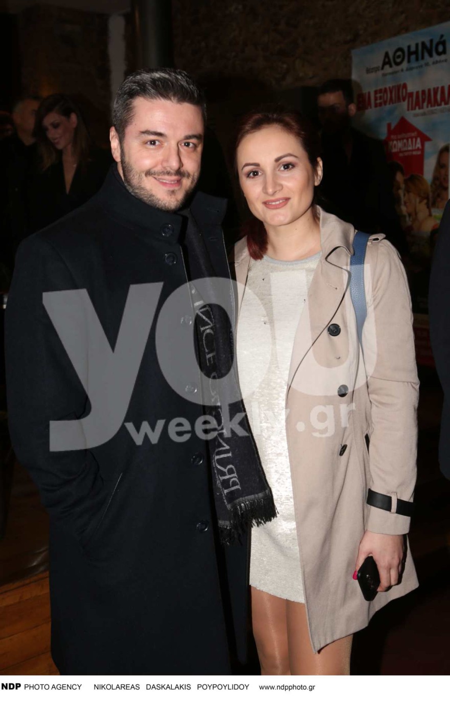 Αποκλειστική φωτογραφία του Πολυχρονίδη με την σύζυγό του