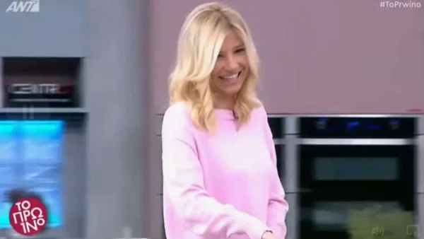 Παραλίγο ατύχημα για την Φαίη Σκορδά στο Πρωινό - Λαχτάρησε ο Γιώργος Λιάγκας