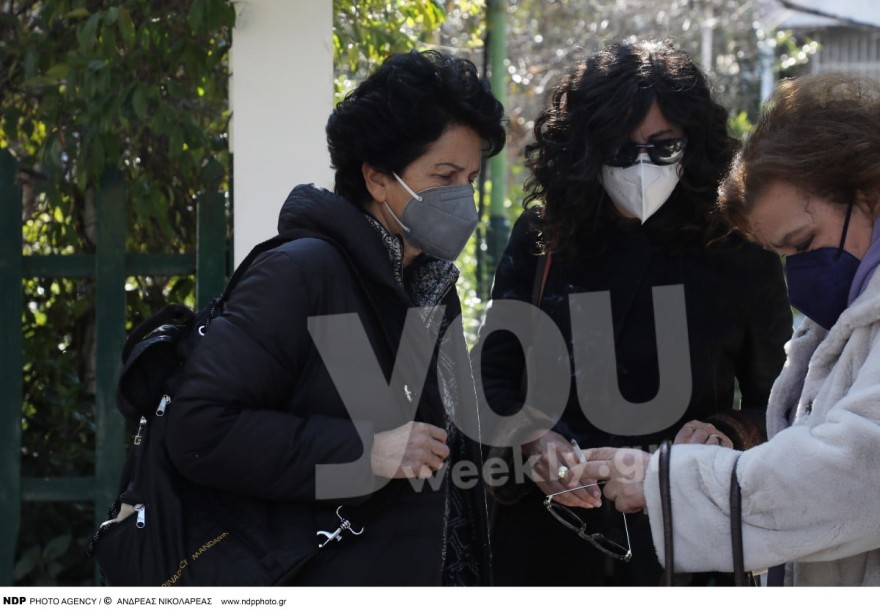 Θλίψη στην κηδεία του Νίκου Αντύπα