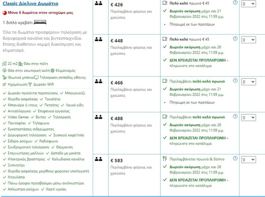 Μαρίνα Πατούλη ξενοδοχείο Παρίσι