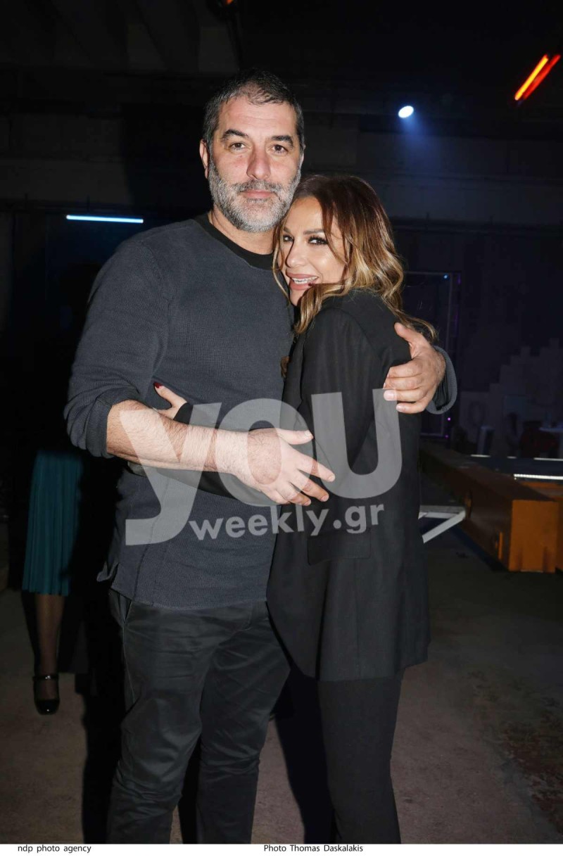 Βανδή μαζί με τον Βασίλη Μπισμπίκη