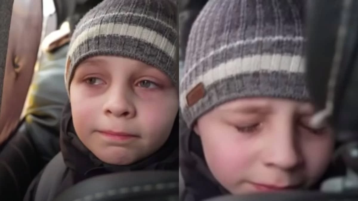 Πόλεμος Ουκρανία: «Αφήσαμε τον μπαμπά...» - Το σπαρακτικό βίντεο που κάνει τον γύρο του διαδικτύου