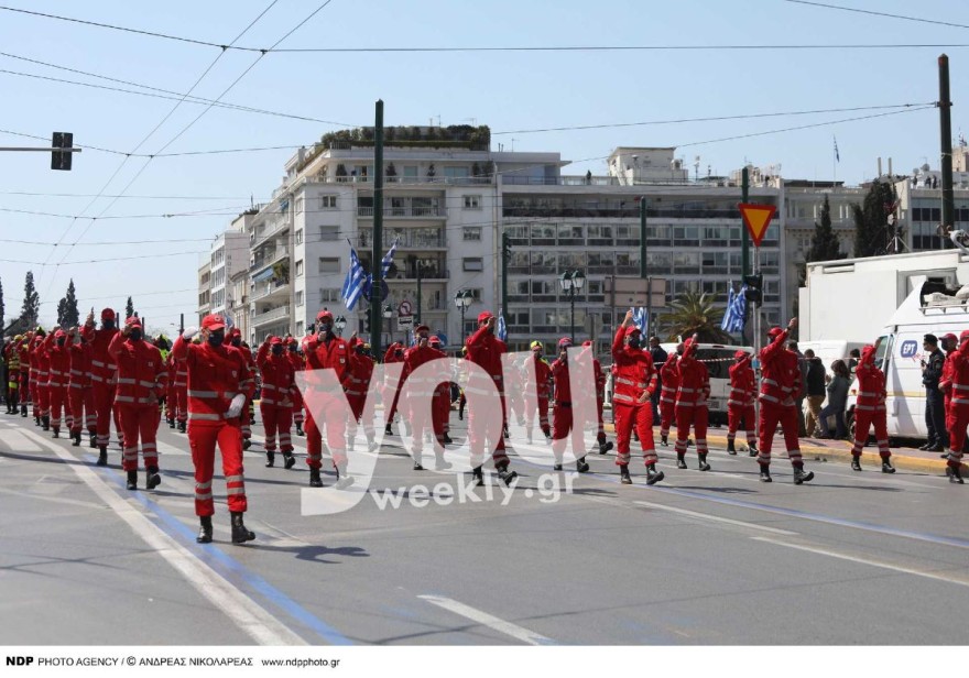 25η Μαρτίου - Παρέλαση - Πυροσβέστες
