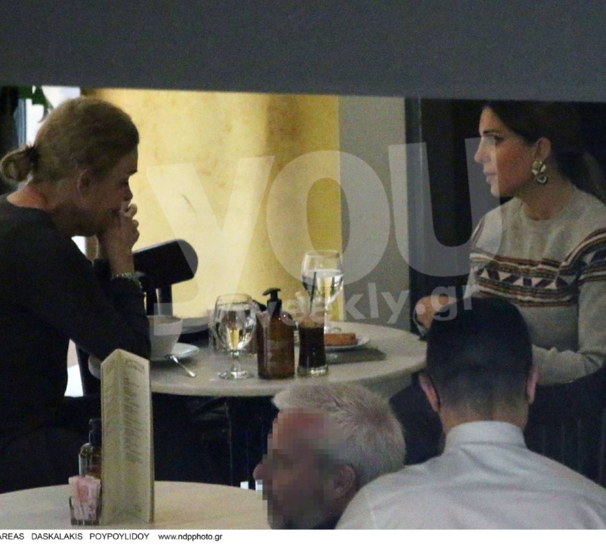 Σταματίνα Τσιμτσιλή με την Σάσα Βαρδινογιάννη