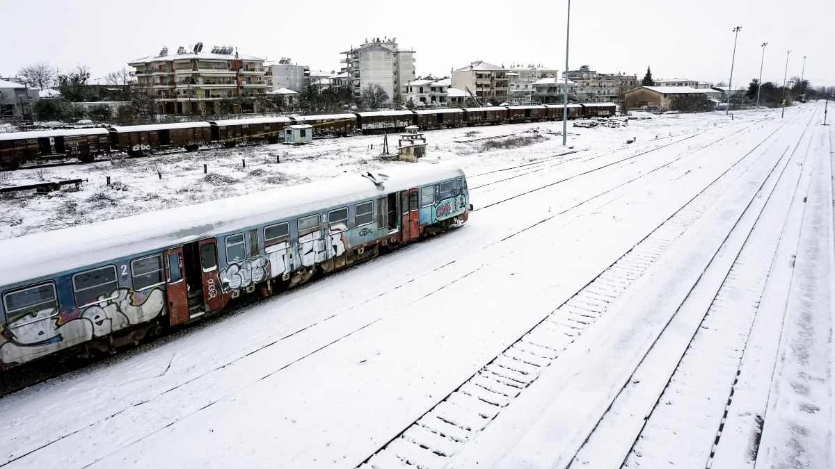 Κακοκαιρία Φίλιππος: Η ΤΡΑΙΝΟΣΕ ανακοίνωσε την ακύρωση δρομολογίων