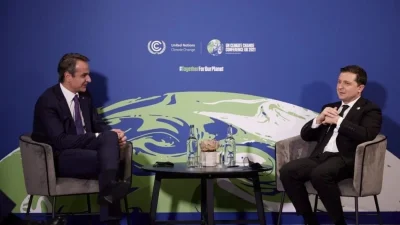 Νέα τηλεφωνική επικοινωνία Μητσοτάκη με Ζελένσκι - Θα μιλήσει στην Ελληνική Βουλή