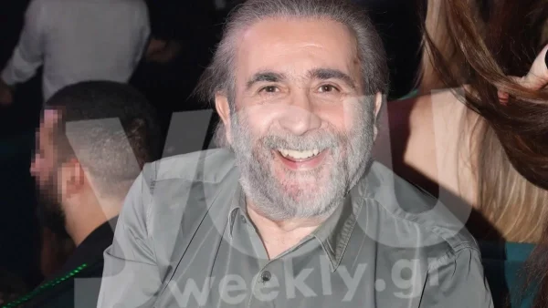 Κατά πολλά χρόνια μικρότερη η συνοδός του Λάκη Λαζόπουλου - Στα μπουζούκια με καυτό μίνι φόρεμα