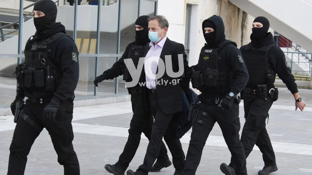 Δίκη Δημήτρη Λιγνάδη: Έφτασε στα δικαστήρια ο κατηγορούμενος - Αποκλειστικές φωτογραφίες