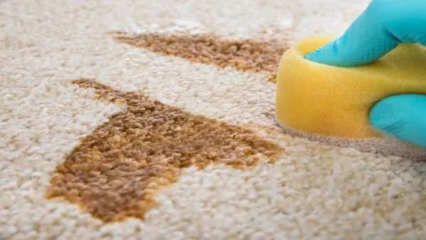 Έπεσε λεκές στο χαλί; Ρίξτε μαγειρική σόδα με ξύδι και εξαφανίστε τον