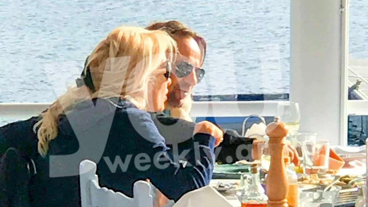 Για ψαράκι και ηλιοθεραπεία - Αποκλειστικές φωτογραφίες από το τριήμερο της Μενεγάκη στην Άνδρο με τον Ματέο Παντζόπουλο