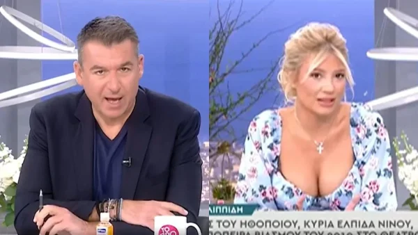 Άσχημα τα πράγματα στον ΑΝΤ1: Λιάγκας και Σκορδά πλακώθηκαν μεταξύ τους αδιαφορώντας για τις κάμερες