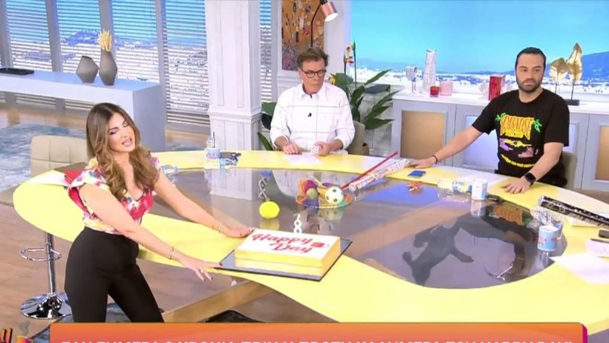 Πάρτι στο πλατό του Happy Day για την επέτειο 8 χρόνων - Τα συγκινητικά λόγια της Τσιμτσιλή