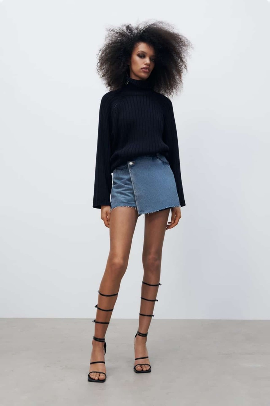 Zara μαύρα πέδιλα